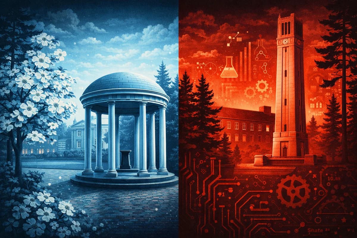 UNC Chapel Hill vs NC State: Two Very Different Schools in the Same State